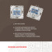 Розетка двойная RJ45 Arte Milano 203.45-2.white