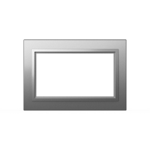 Рамка для двухместной розетки с заземлением ELBI Zena 608-011000-907