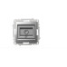 Розетка для TV с экраном (проходная) ELBI Zena Vega 609-011000-272