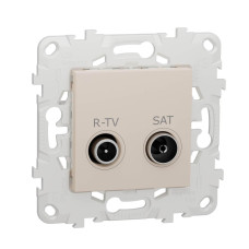 Розетка R-TV/SAT оконечная Schneider Electric Unica New NU545544