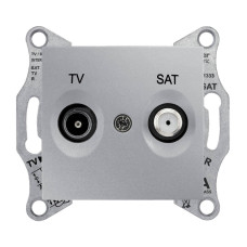 Розетка TV/SAT оконечная Schneider Electric Sedna 1dB SDN3401660