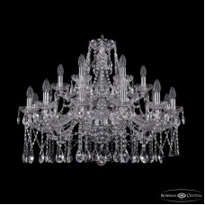 Подвесная люстра Bohemia Ivele Crystal 1413/12+6/300/2d Ni