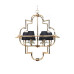 Подвесная люстра Lumina Deco Baltimore LDP 8020-6 GD+BK