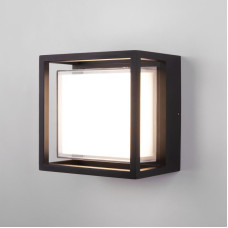Уличный настенный светодиодный светильник Elektrostandard 1533 Techno Led чёрный 4690389163302