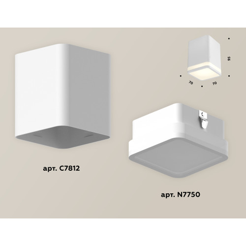 Потолочный светильник Ambrella Light Techno Spot XS7812020 (C7812, N7750)