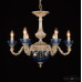 Подвесная люстра Bohemia Ivele Crystal AL79101P/6/175 WMG P Aquamarine/M-1F
