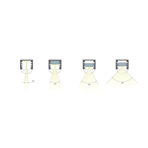 Экран Arlight с линзой SATIN-10-90 для PDS, MIC 020918