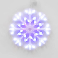 Подвесной светодиодный светильник «Снежинка » (UL-00001403) Uniel ULD-H4040-048/DTA MULTI IP20 SNOWFLAKE
