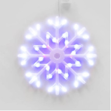 Подвесной светодиодный светильник «Снежинка » (UL-00001403) Uniel ULD-H4040-048/DTA MULTI IP20 SNOWFLAKE