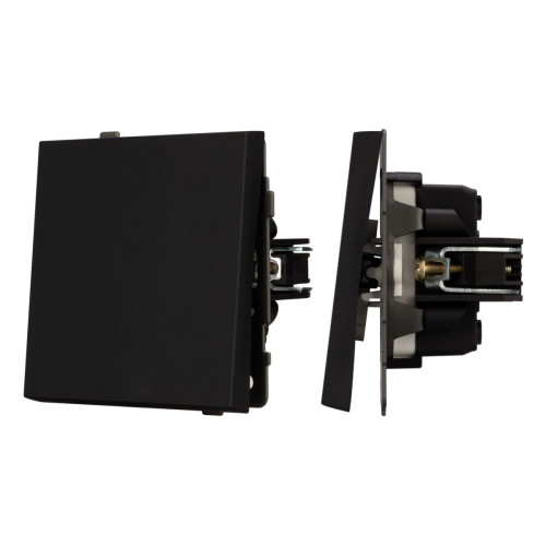 Механизм выключателя одноклавишный проходной Arlight SWT-TENDO-MKP1-SFPL-BK (230V, 10A) 054579 Механизм выключателя одноклавишный проходной Arlight SWT-TENDO-MKP1-SFPL-BK (230V, 10A) 054579