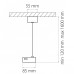 Питание подвесное Lightstar Track 1 gray 502199