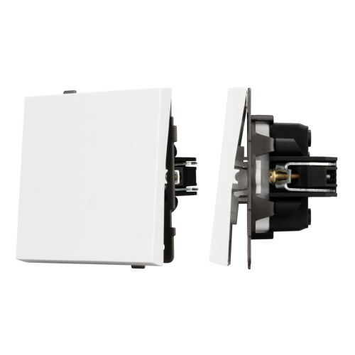 Механизм выключателя одноклавишный проходной Arlight SWT-TENDO-MKP1-SFPL-WH (230V, 10A) 054582 Механизм выключателя одноклавишный проходной Arlight SWT-TENDO-MKP1-SFPL-WH (230V, 10A) 054582