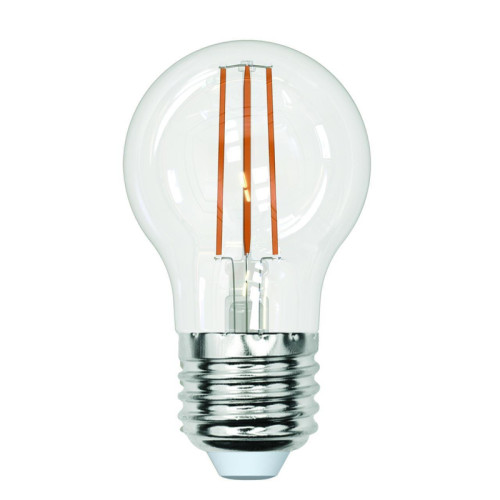 Лампа светодиодная филаментная (UL-00005908) Uniel E27 13W 4000K прозрачная LED-G45-13W/4000K/E27/CL PLS02WH
