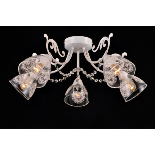 Потолочная люстра Natali Kovaltseva TULIP 75054/5C IVORY