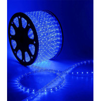 Светодиодный дюралайт Laitcom (LTC) 220В 36 LED/м 2,4 Вт/м Синий 100м IP65 F3-H1-220V-B