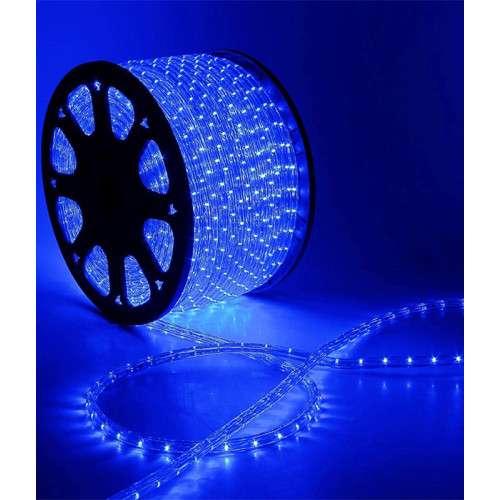 Светодиодный дюралайт Laitcom (LTC) 220В 36 LED/м 2,4 Вт/м Синий 100м IP65 F3-H1-220V-B