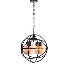 Подвесная люстра Lumina Deco Stradi LDP 11509-4 BK