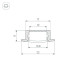 Профиль Arlight LINE-2308-F-2000 ANOD BLACK 040301