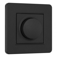 Диммер с рамкой Arte Milano SET16-1-48-1 black
