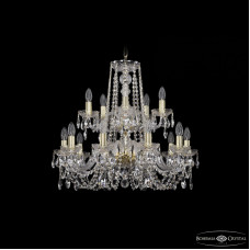 Подвесная люстра Bohemia Ivele Crystal 1402/10+5/240/2d G