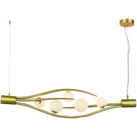 Подвесная люстра Indigo Flusso 11025/5P Gold V000230
