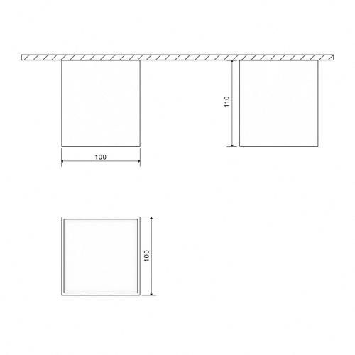 Накладной светильник DesignLed GW-8601-10-BL-WW 004900