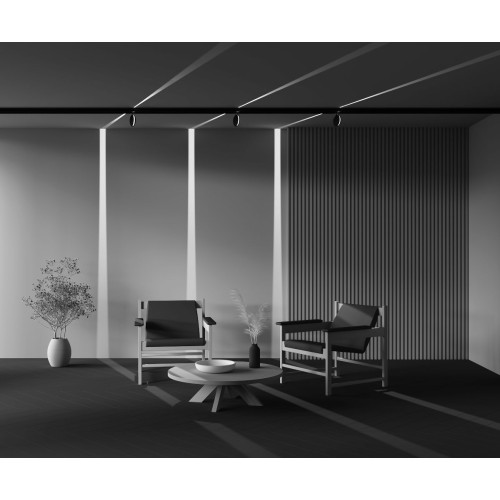 Трековый магнитный светильник Maytoni Outline TR090-2-6W4K-B