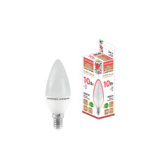 Лампа светодиодная TDM Electric Народная Е14 10W 3000K матовая SQ0340-1592
