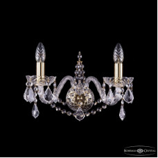 Бра Bohemia Ivele Crystal 1411B/2/160 G Leafs