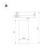 Трековый трехфазный светильник Arlight LGD-SILMA-4TR-R55-4W Warm2700 (WH, 4 deg, 230V) (IP20 Металл) 060461