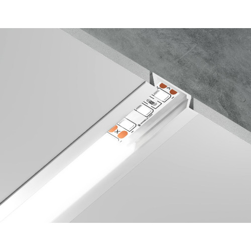 Алюминиевый встраиваемый профиль Ambrella Light Alum Profile GP1001WH