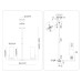 Люстра на штанге Ambrella Light High Light Modern LH56063