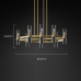 Подвесная люстра Delight Collection Ravelle MT8888-8H antique brass Подвесная люстра Delight Collection Ravelle MT8888-8H antique brass