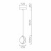 Подвесной светильник LED4U L7109-1 СR
