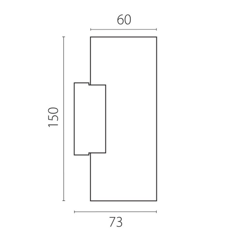 Настенный светильник Lightstar Rullo HP16 204637