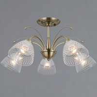 Люстра на штанге Illumico IL0594-5CSQ-25 AB AREZZO