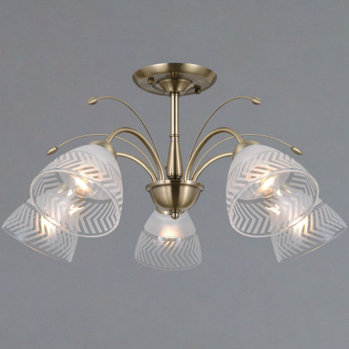 Люстра на штанге Illumico IL0594-5CSQ-25 AB AREZZO