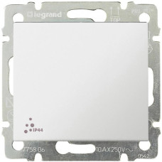 Выключатель одноклавишный Legrand Valena 10A 250V IP44 белая 774201