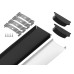 Алюминиевый накладной профиль Ambrella Light Alum Profile GP1600BK