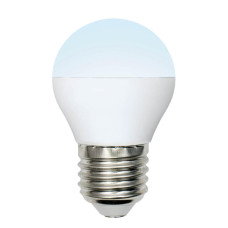 Лампа светодиодная (UL-00002378) Uniel E27 6W 4000K матовая LED-G45-6W/NW/E27/FR/MB PLM11WH