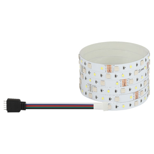 Светодиодная лента Эра 12В 5050 14,4Вт/м RGB+6500K 5м IP20 LS5050-14,4-60-12-RGB+W(6500)-IP20-1 year-5m Б0059911