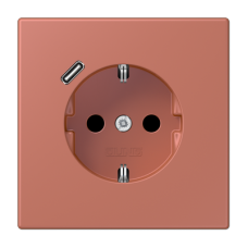 Розетка 2K+З USB Typ C Jung LC1520-18C236