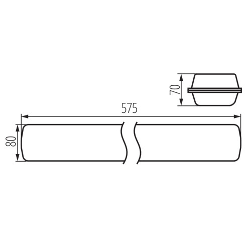 Линейный светильник Kanlux Mah Led Hi 19W-NW RYF 22606