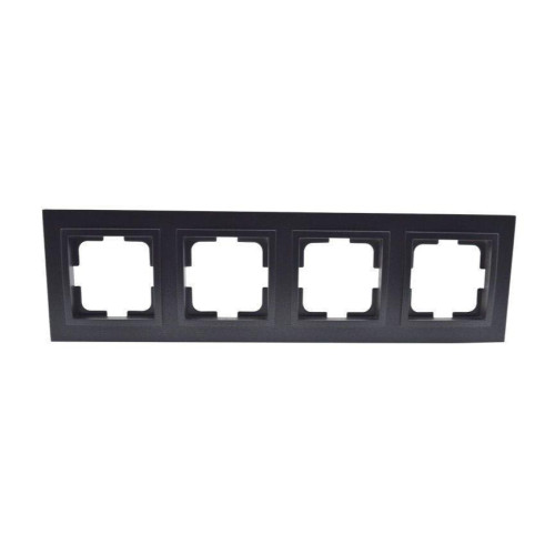 Рамка на 4 поста Mono Electric Despina графит 102-200000-163