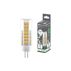 Лампа светодиодная TDM Electric G4 5W 6500K прозрачная SQ0340-0218