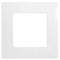 Рамка 1-постовая Legrand Etika белая 672501