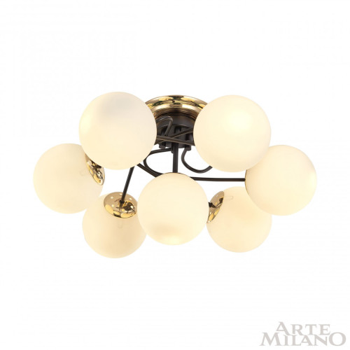 Потолочная люстра Arte Milano Neapolis 276408/6+1 BK/GD