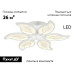 Потолочная светодиодная люстра Ambrella Light Acrylica Original FA459
