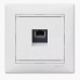 Розетка компьютерная RJ45 Legrand Valena ISDN алюминий 770141