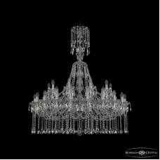 Подвесная люстра Bohemia Ivele Crystal 1413/20+10/400/XL-130 Ni